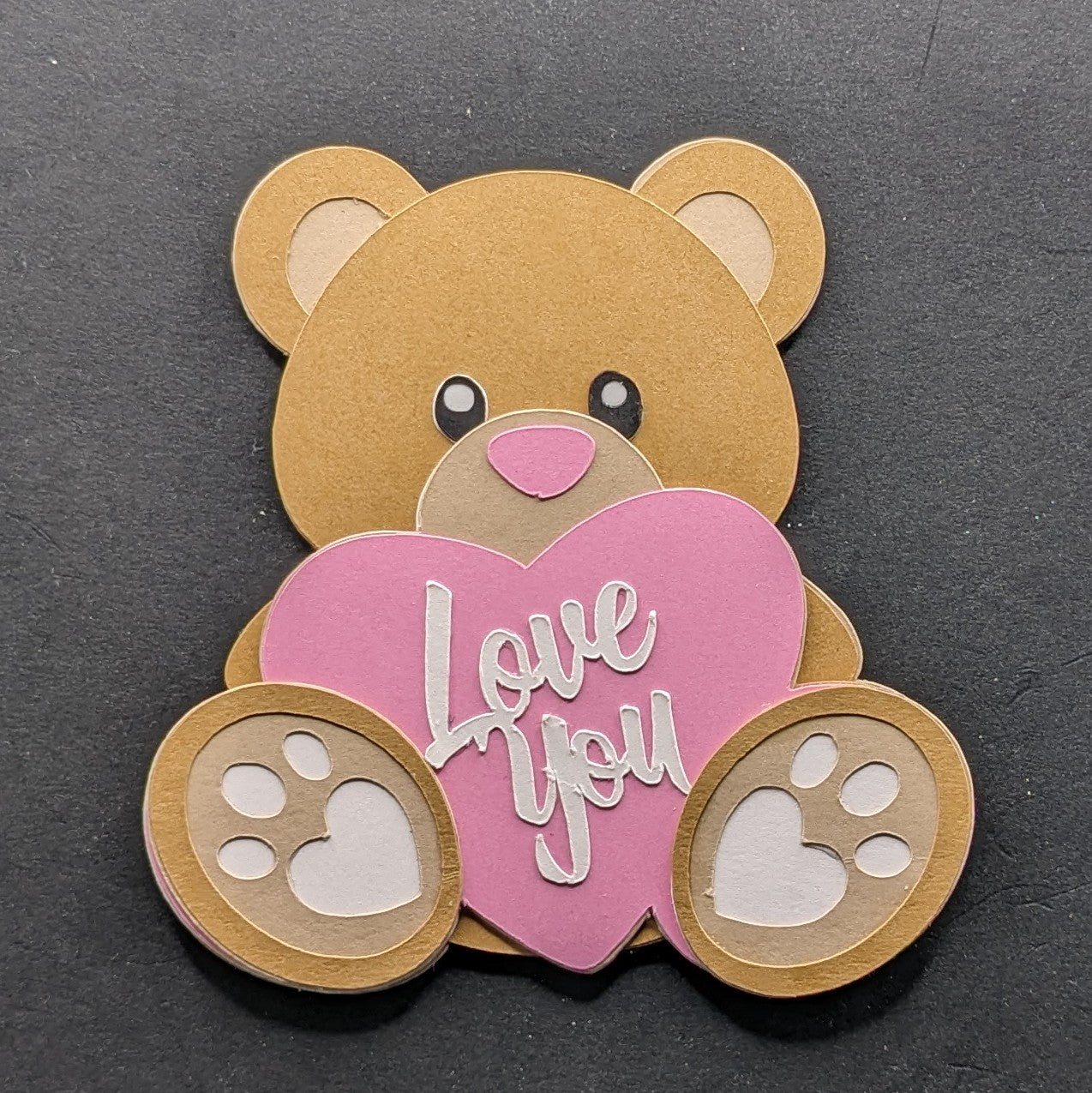 Adorable 3-Inch Teddy Bear Magnets with Heart – Perfect Gift for Any Occasion!