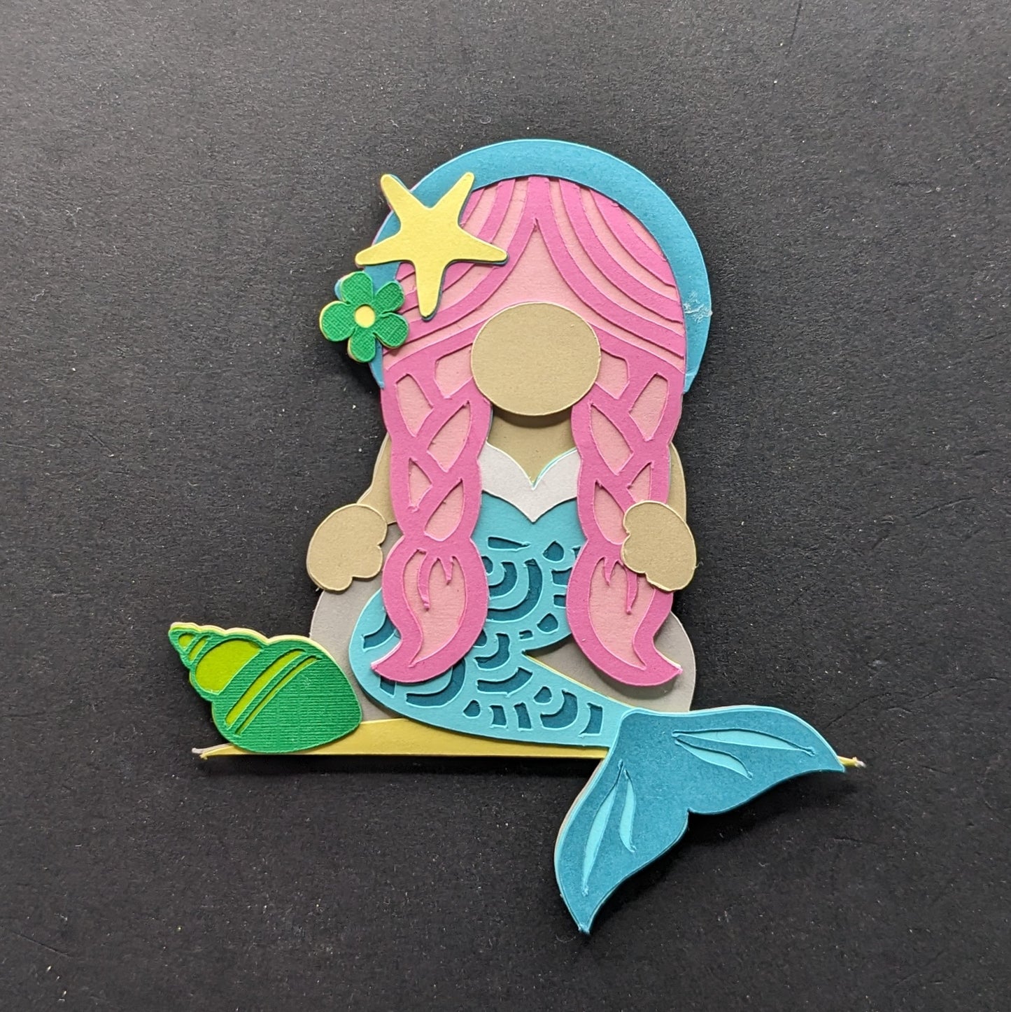 Enchanted Ocean Gnomes: 3-Inch Layered Paperstock Magnets