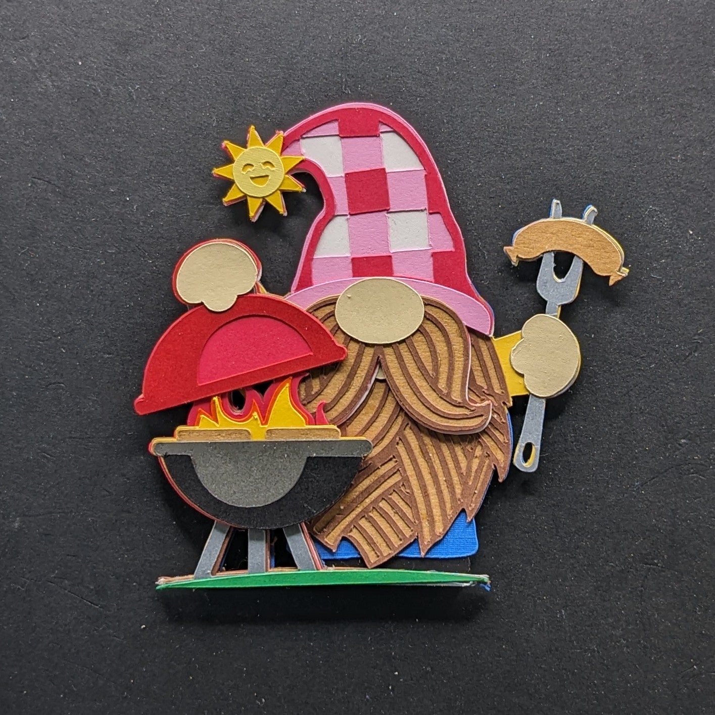 BBQ Buddies: Grilling Gnome Magnets!