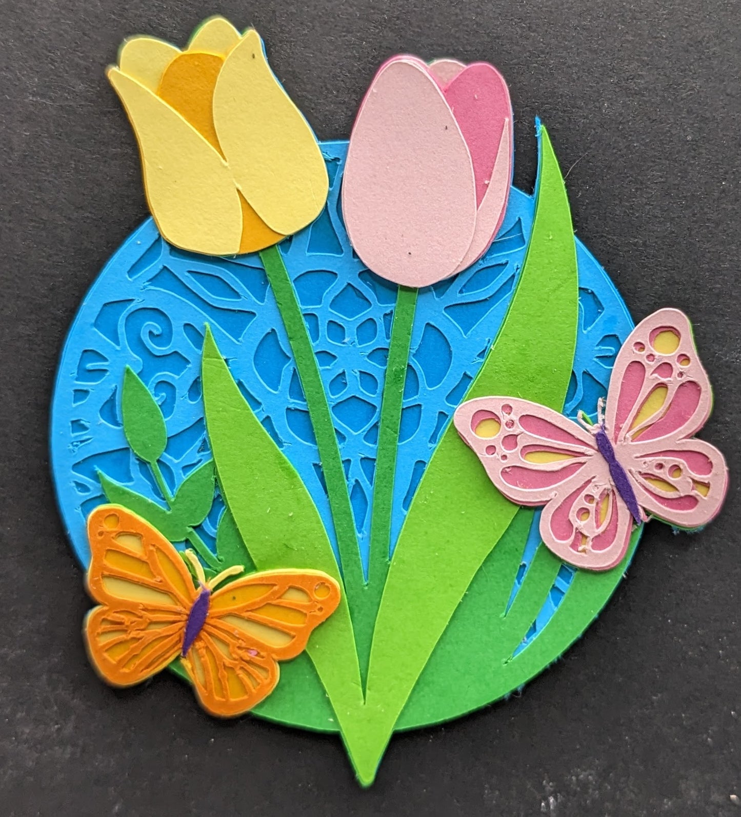 Tulips and Butterflies Magnet