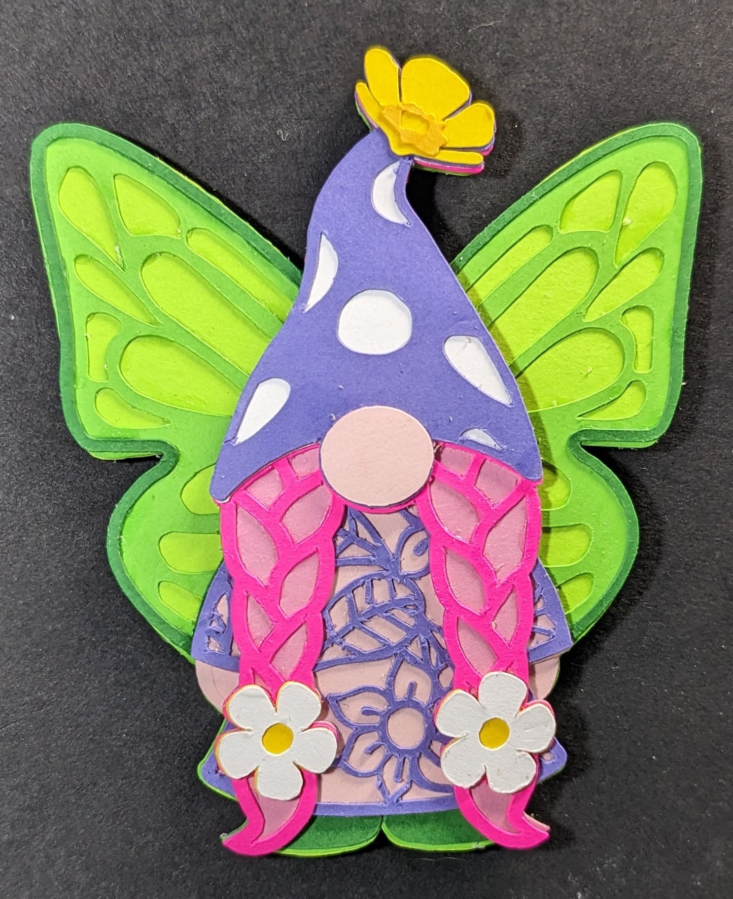 Butterfly Gnome Magnet