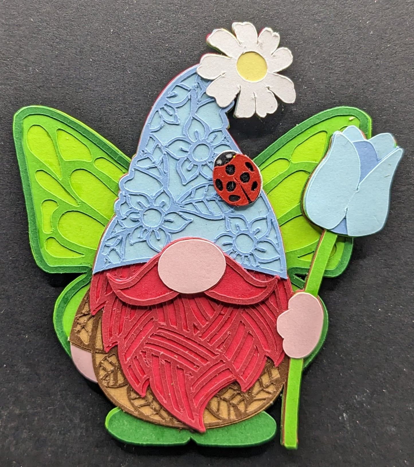 Butterfly Gnome Magnet