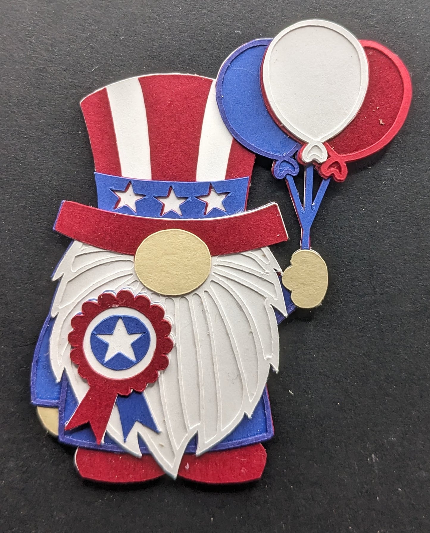 Fourth of July Gnome Magnet