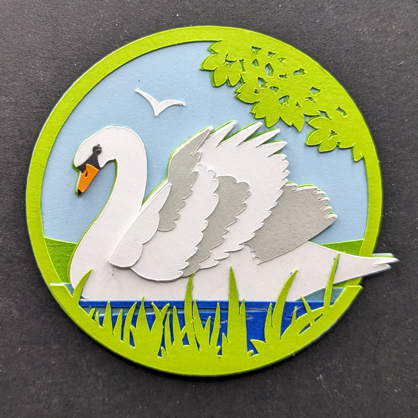 Swans on Pond Magnet