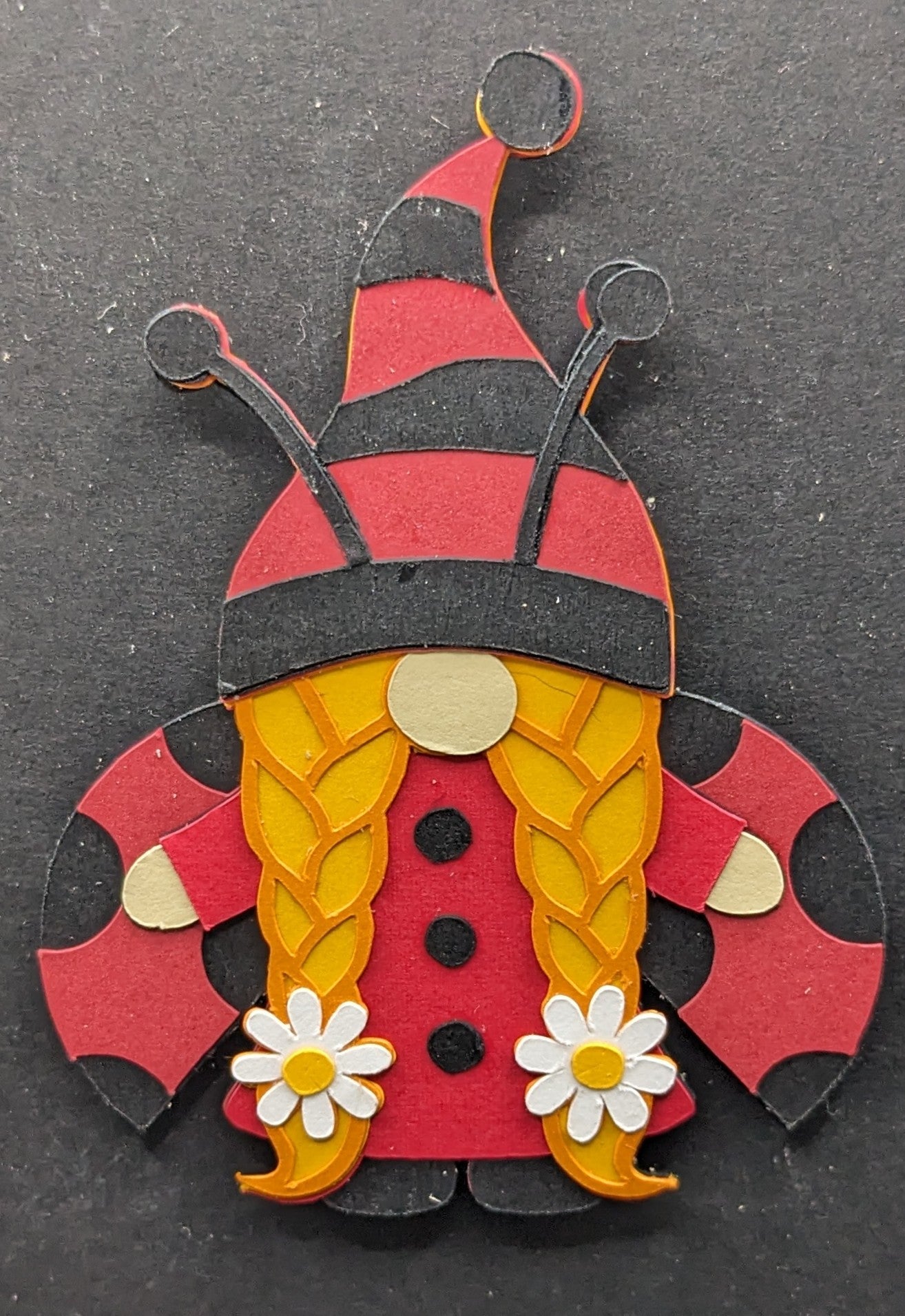 Gnome Ladybug Magnet