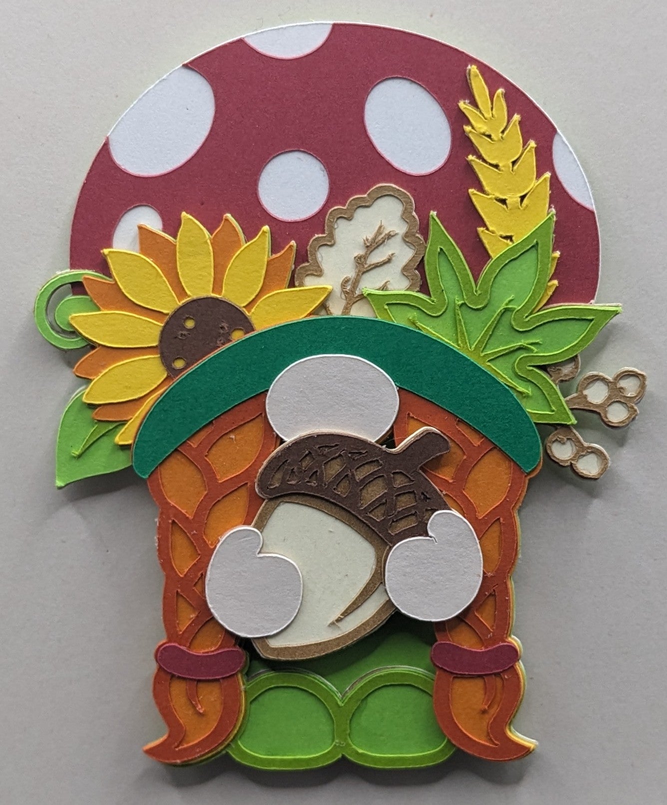 Autumn Gnome Magnet