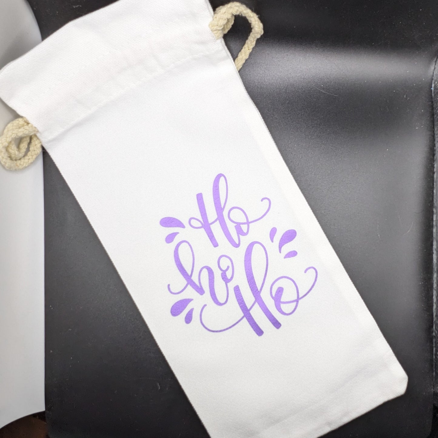 Wine-derful Laughter Canvas Gift Bag Set