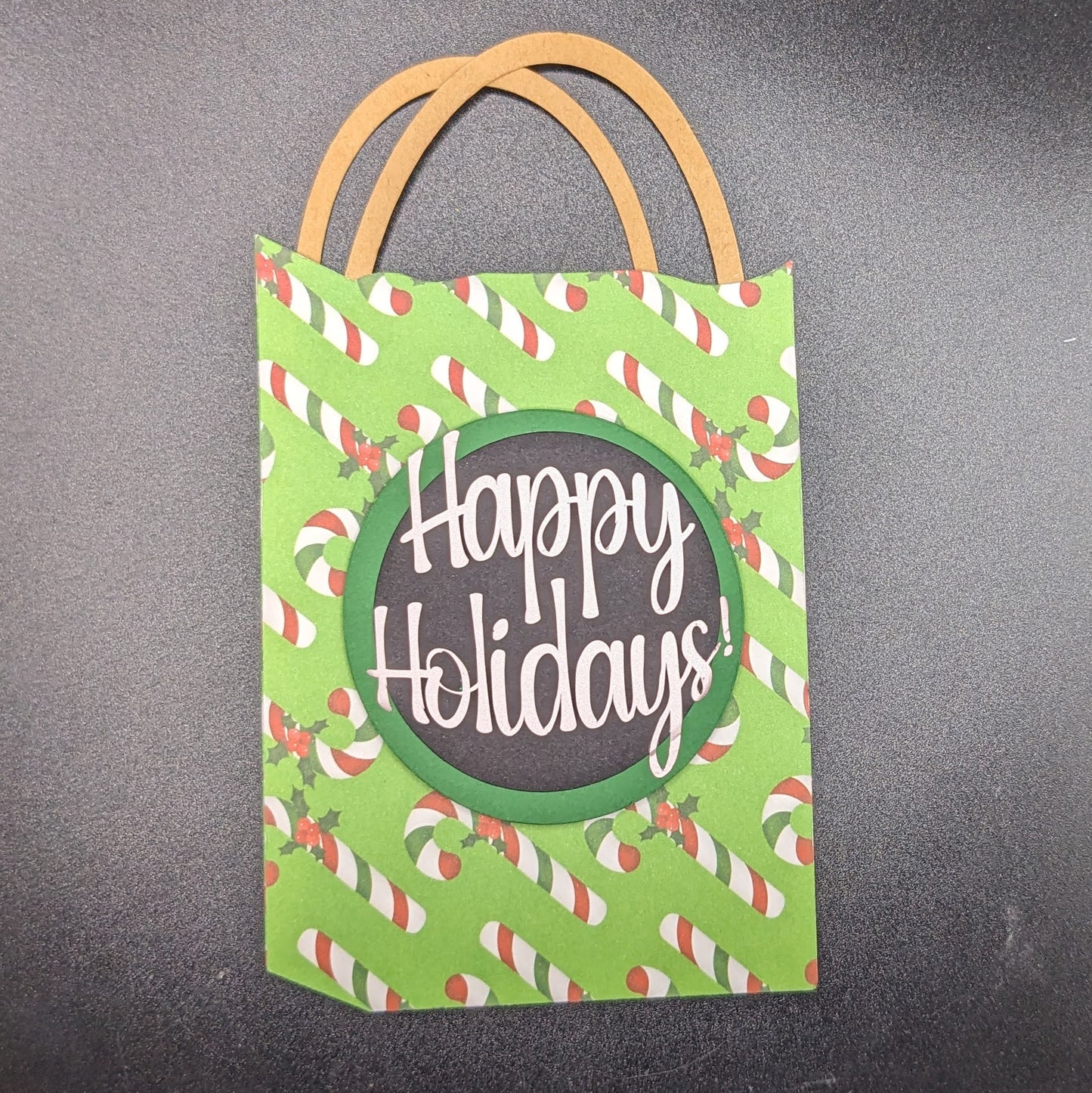 Gift Bag Surprise: 3D Layered Cardstock Gift Card Holder with Tissue Paper