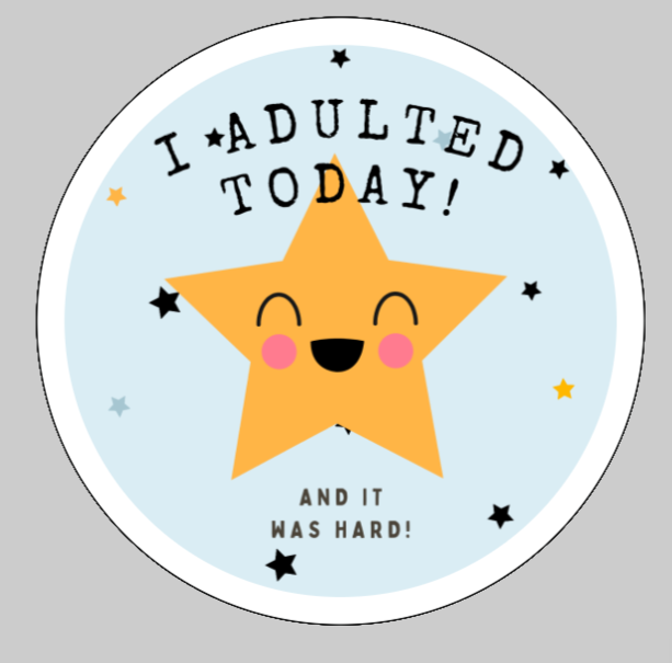 Adulting Stickers