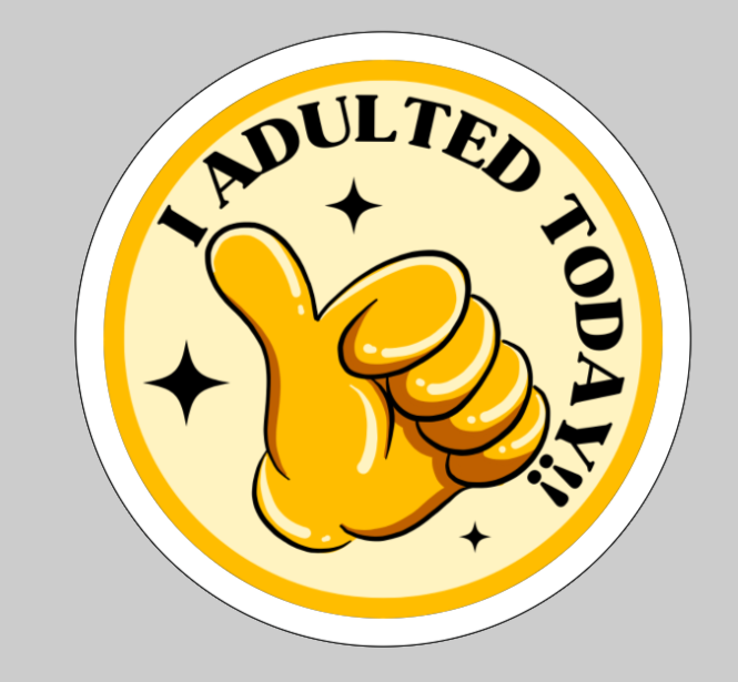 Adulting Stickers