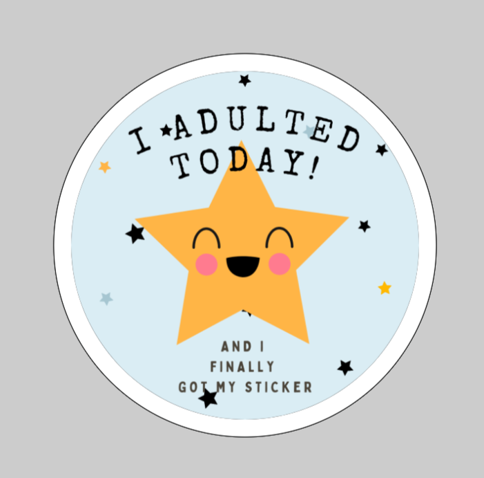 Adulting Stickers