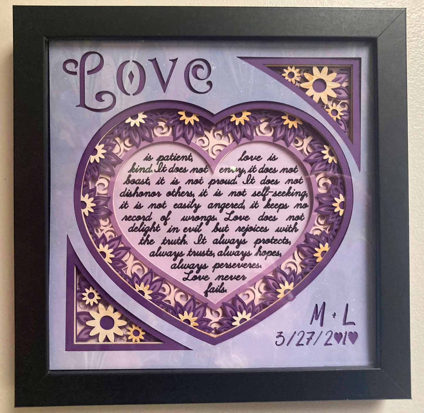 Love is.... Shadow Box