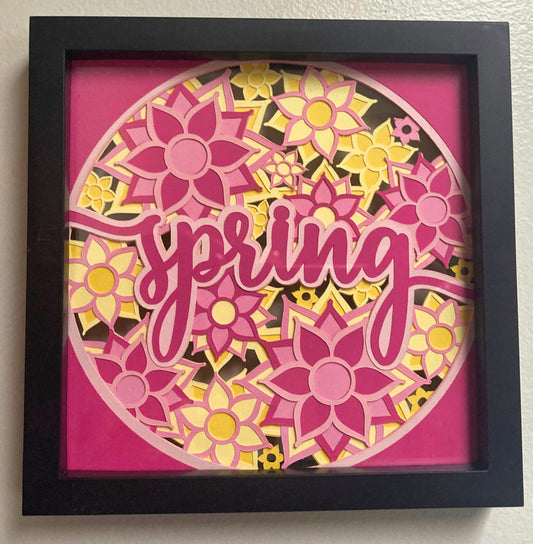 "Rites of Spring" Shadow Box