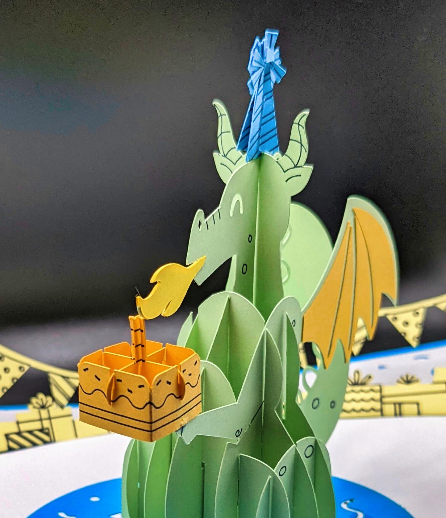 Flame On! Dragon Birthday Card