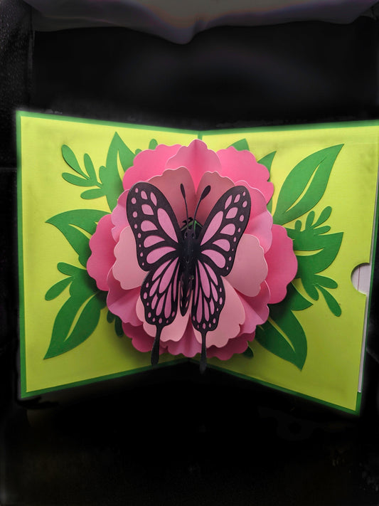 Popout Butterfly Greeting Card