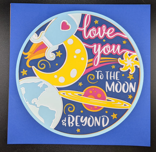 To the Moon Shadow Box