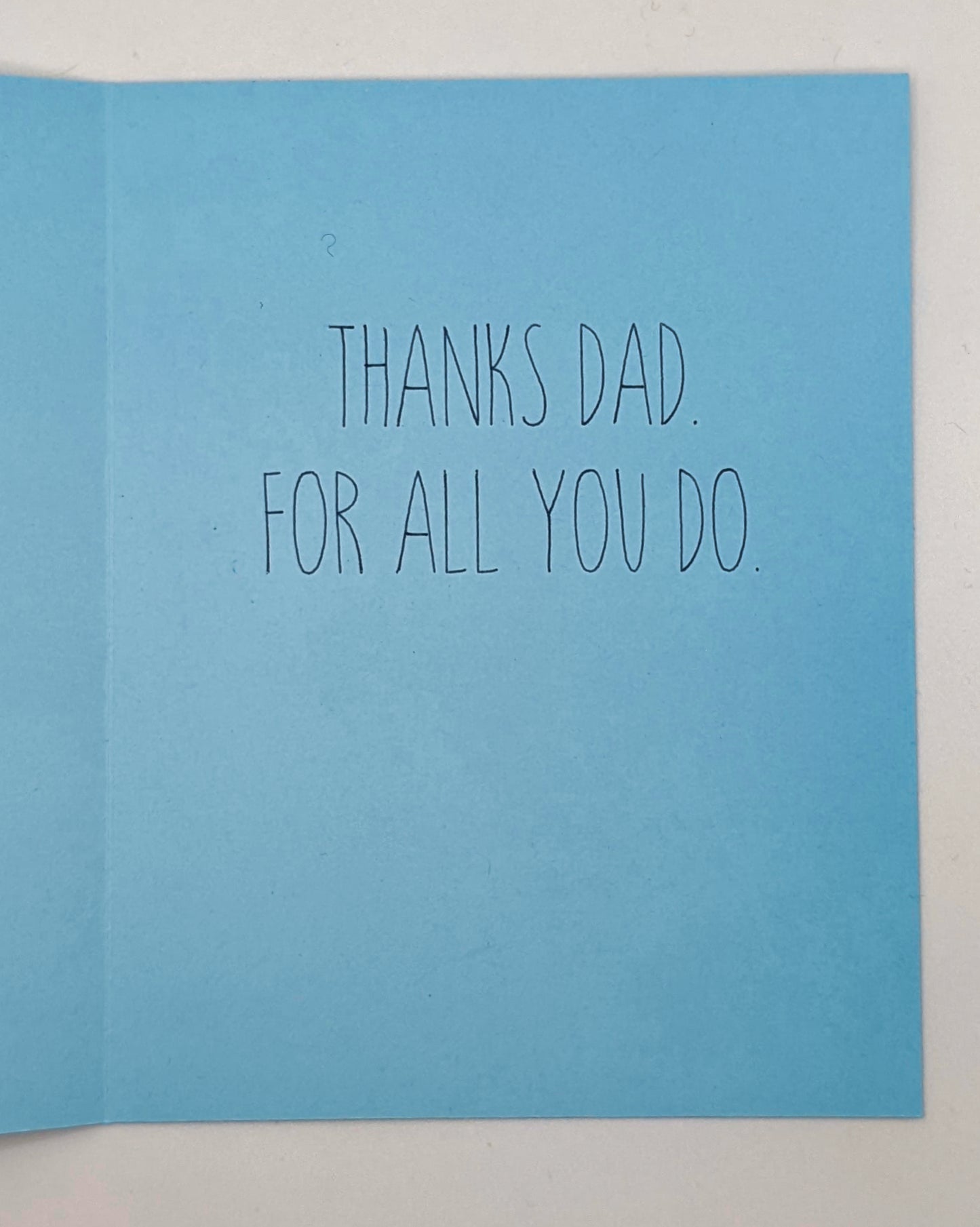 For all you do Father's Day card