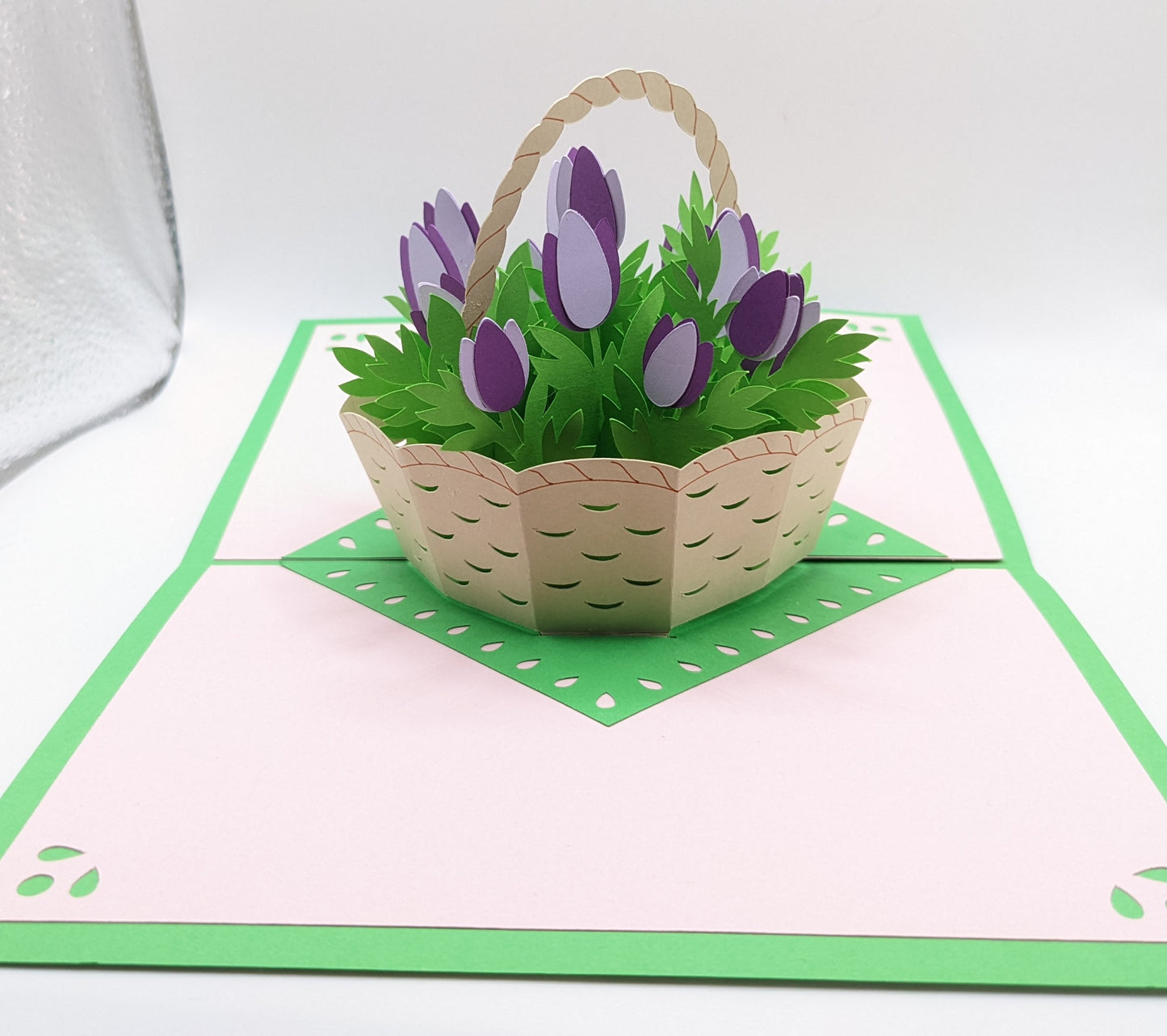 Basket of Flowers Greeting Cards