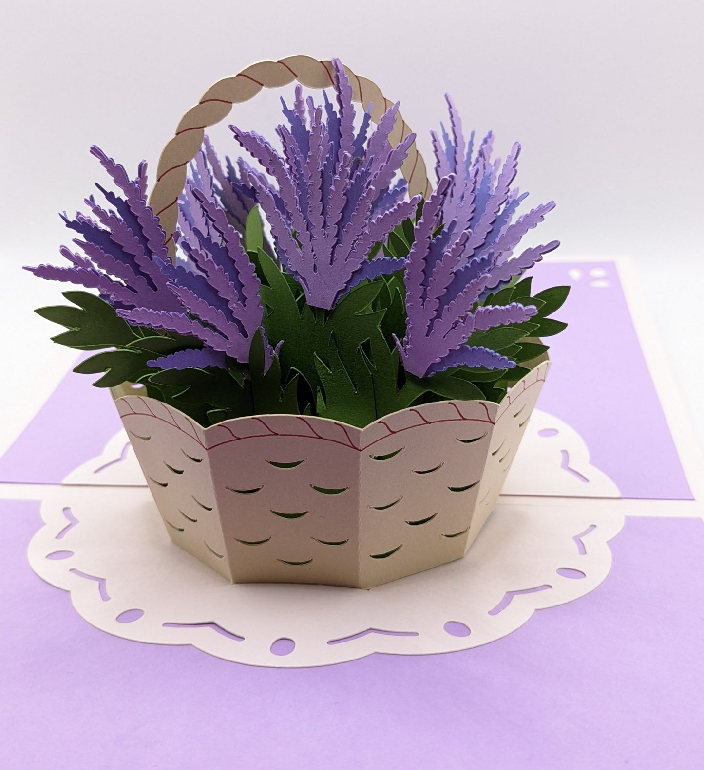 Basket of Flowers Greeting Cards