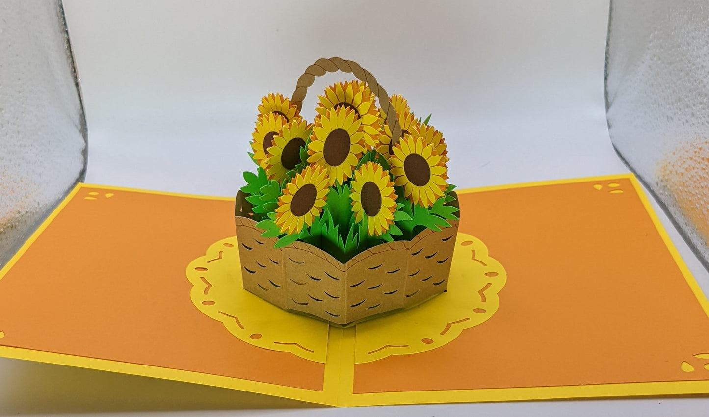 Basket of Flowers Greeting Cards