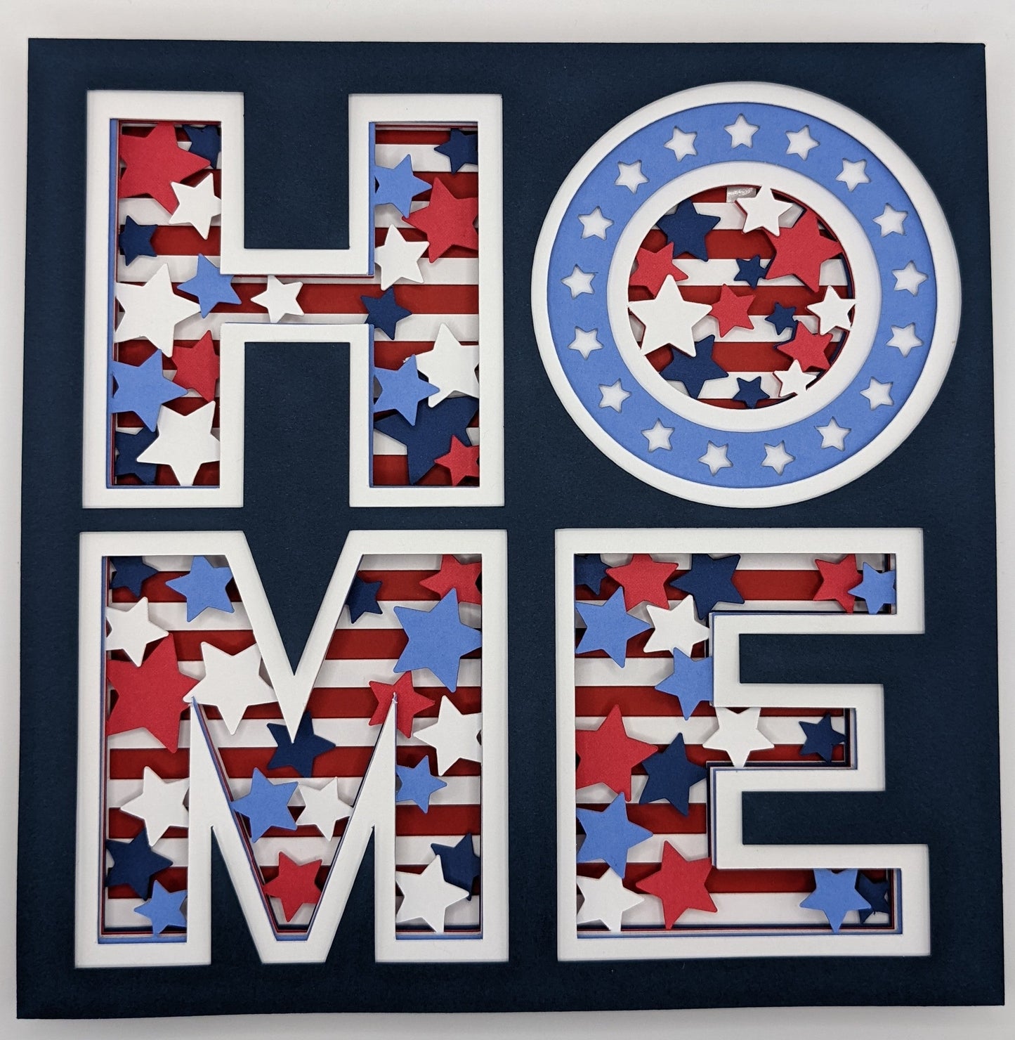 "Home" Shadow Box Holiday