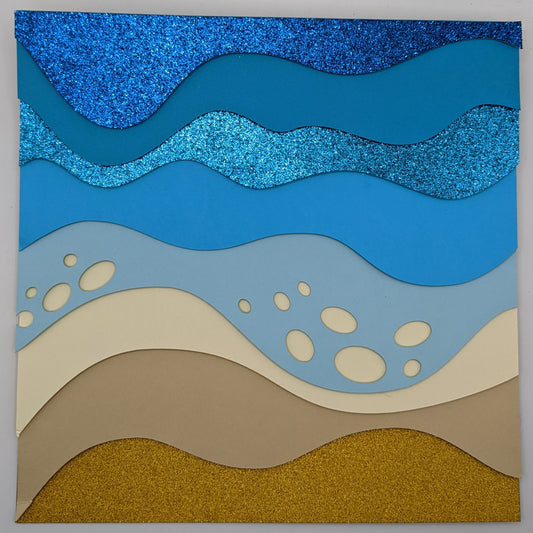 Beach Shore Shadow Box