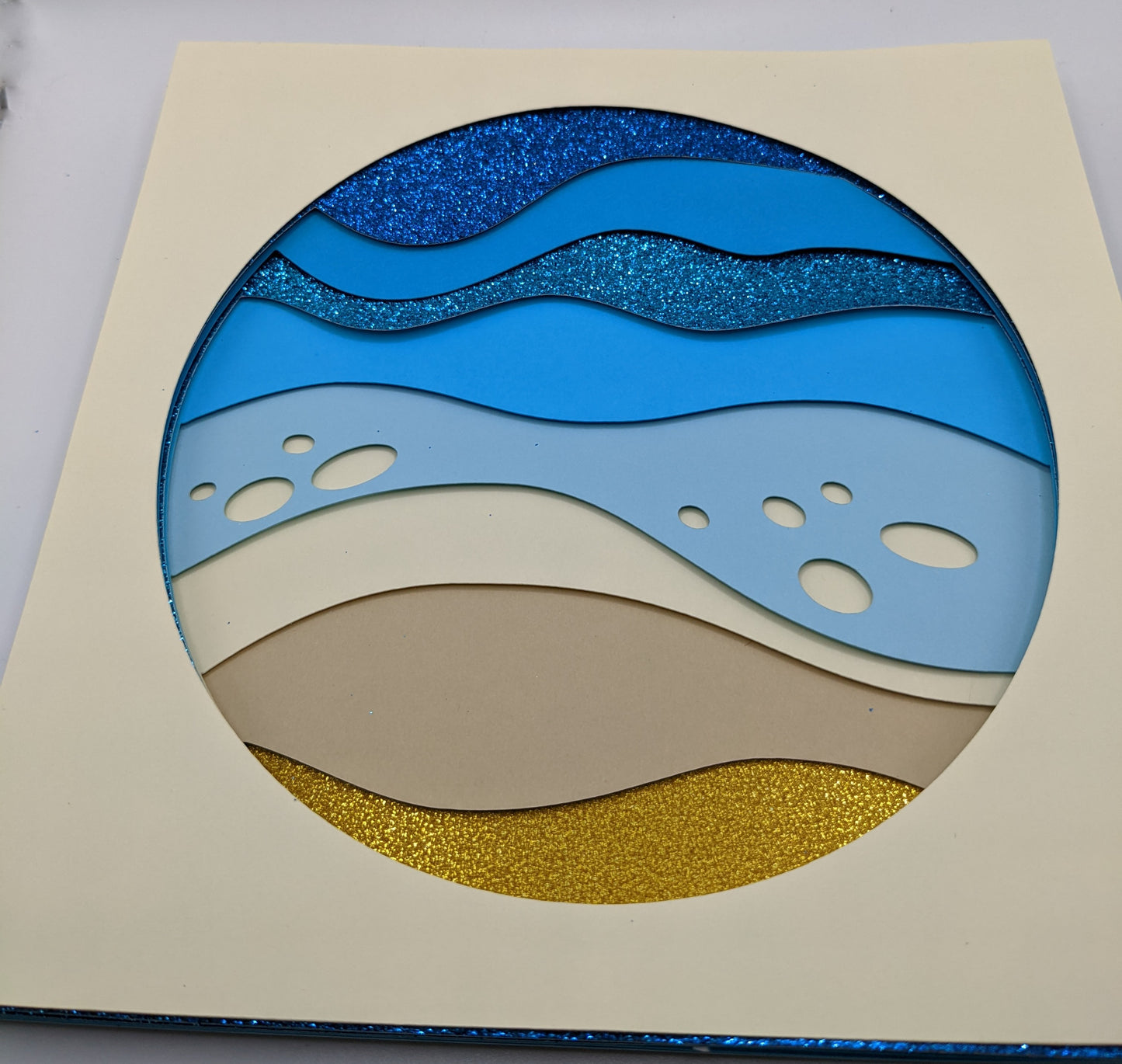 Beach Shore Shadow Box