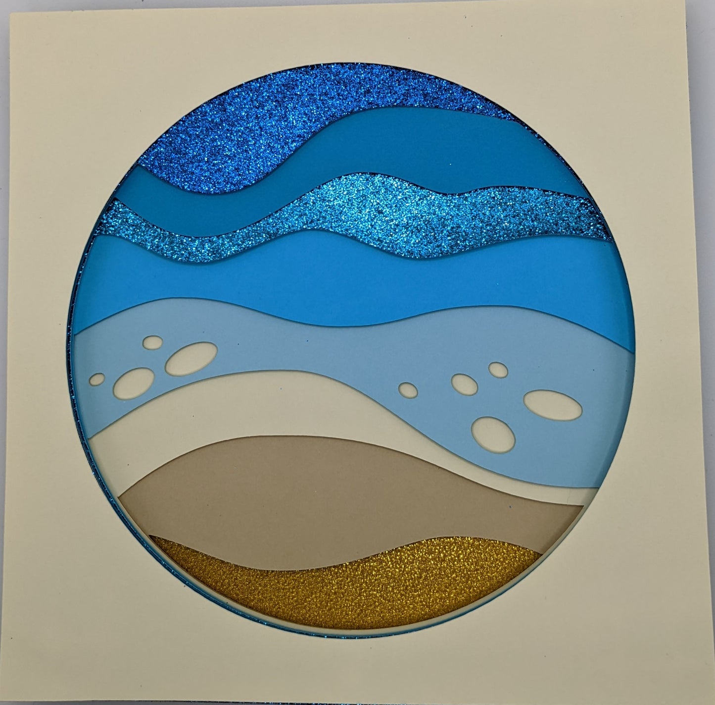 Beach Shore Shadow Box