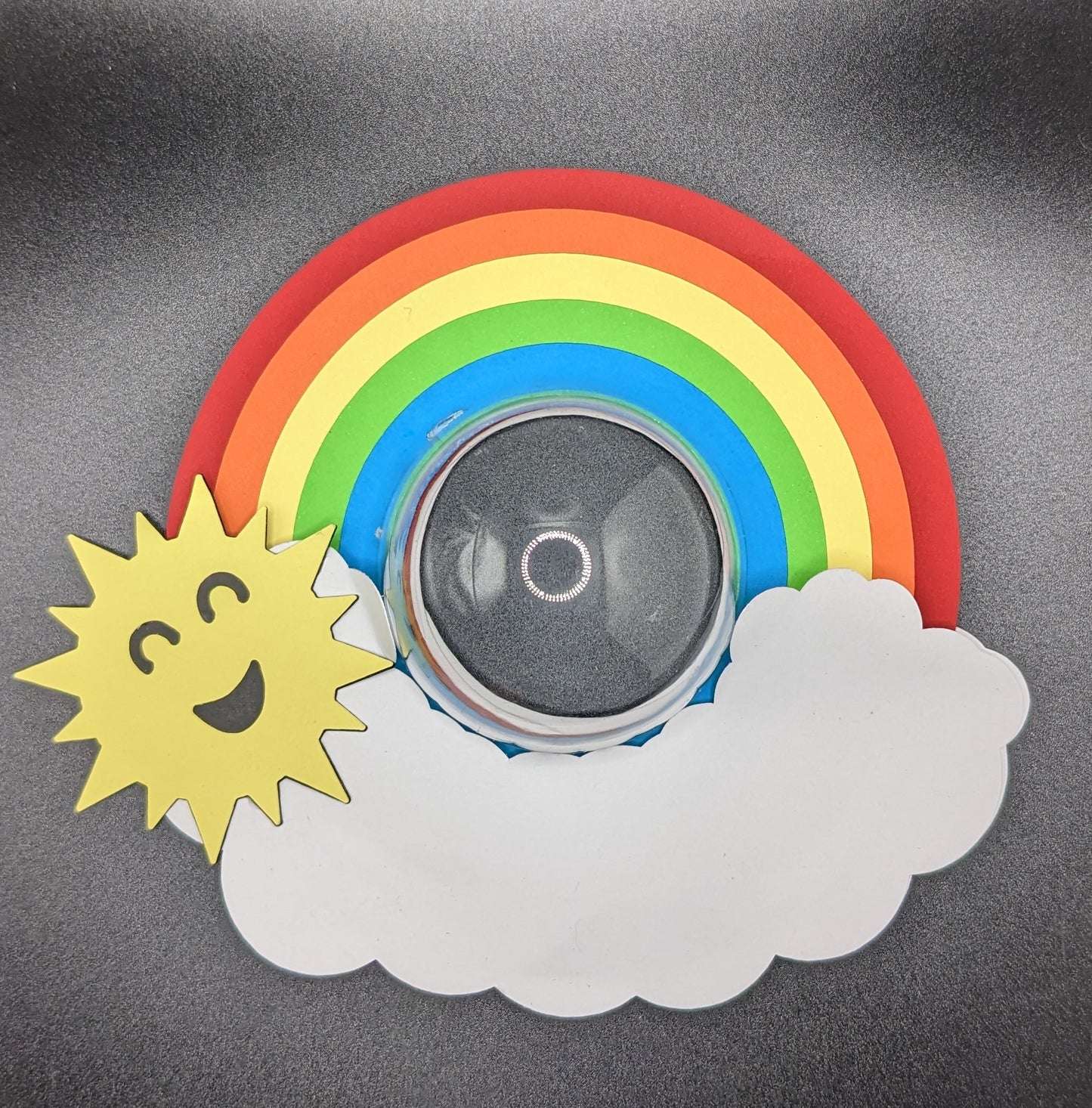 Refillable Rainbow Dog Treat Dome