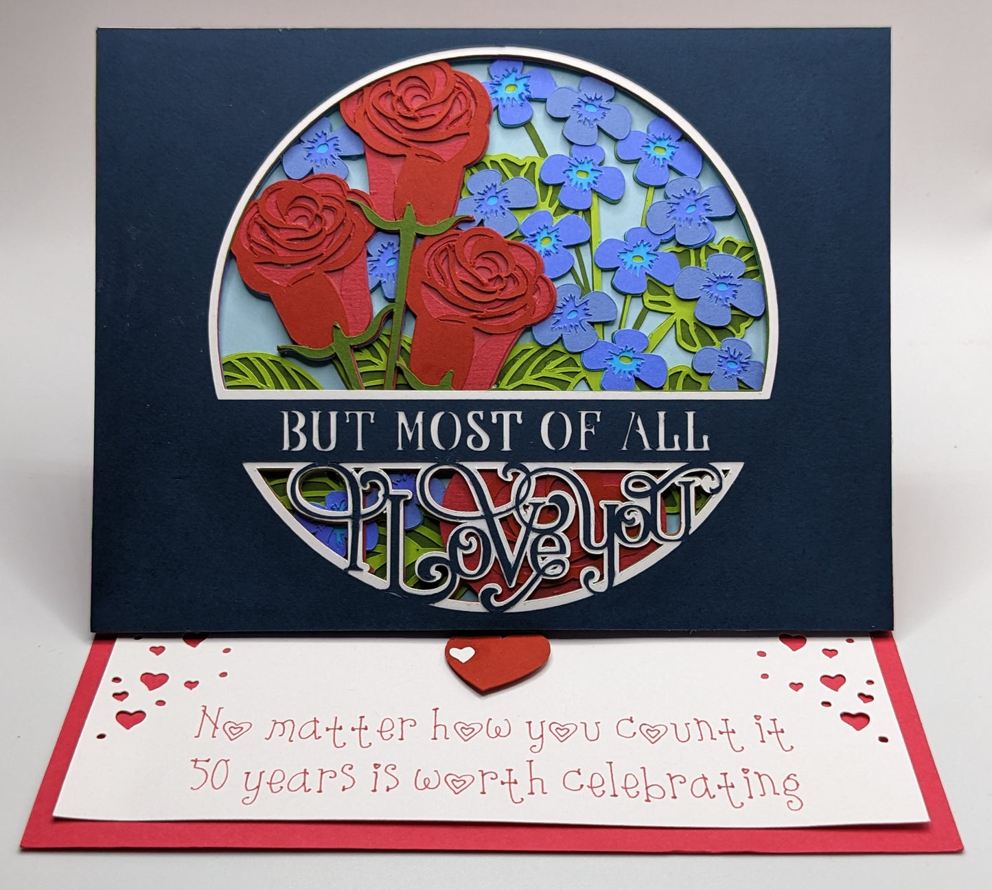 Easel Mini Shadow Box Card