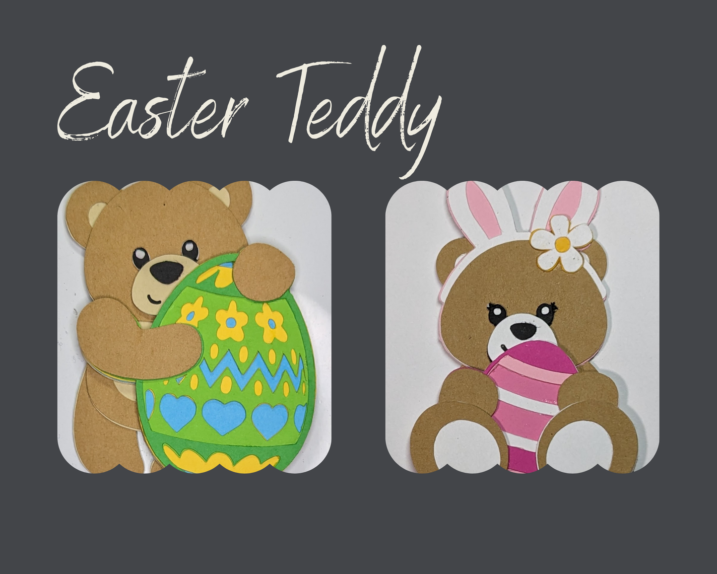 Teddy Bear Easter Magnet