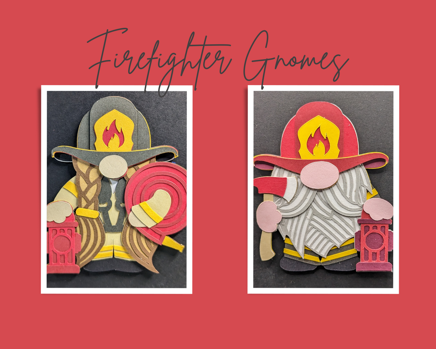 Firefighter Gnome Magnet