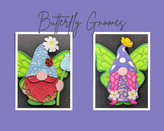 Butterfly Gnome Magnet