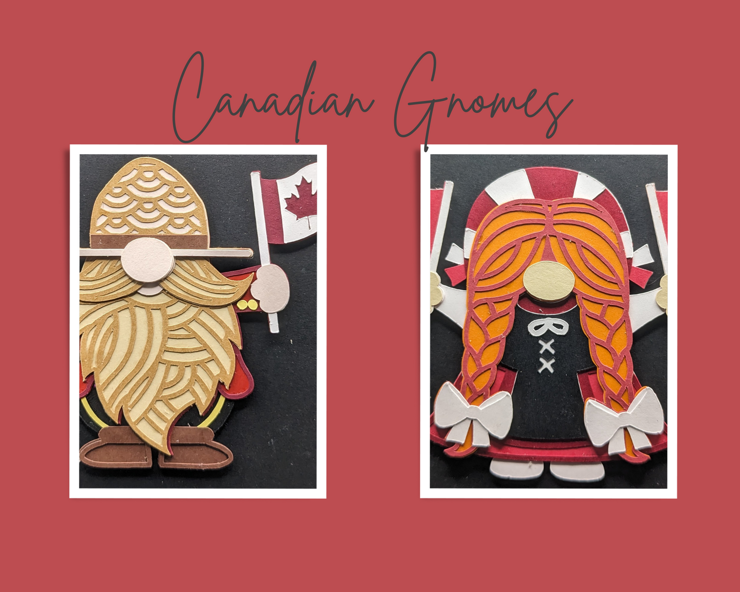 Canada Day Gnome Magnet