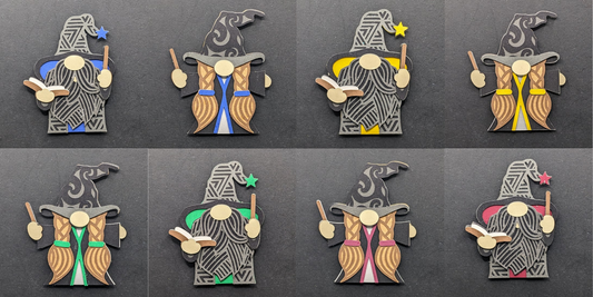 Magical Hogwarts House Gnome Magnets