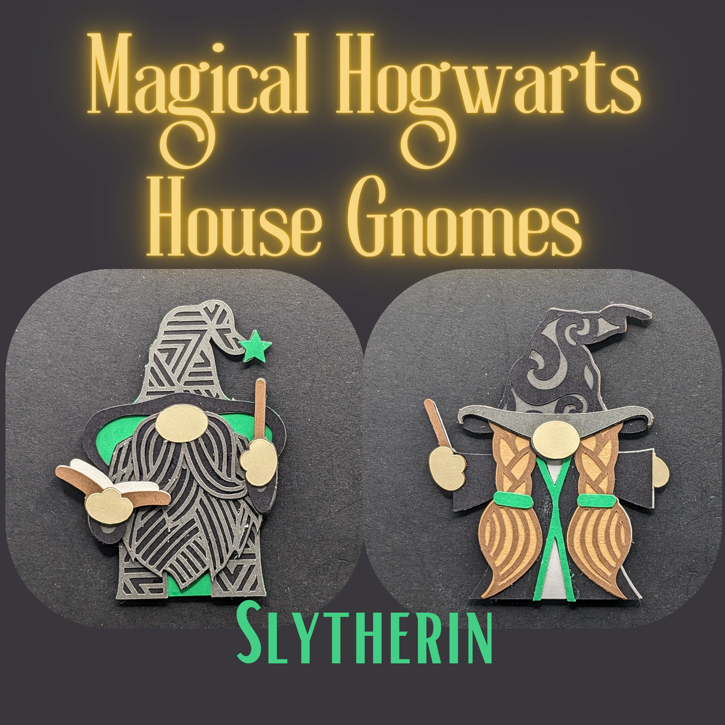 Magical Hogwarts House Gnome Magnets