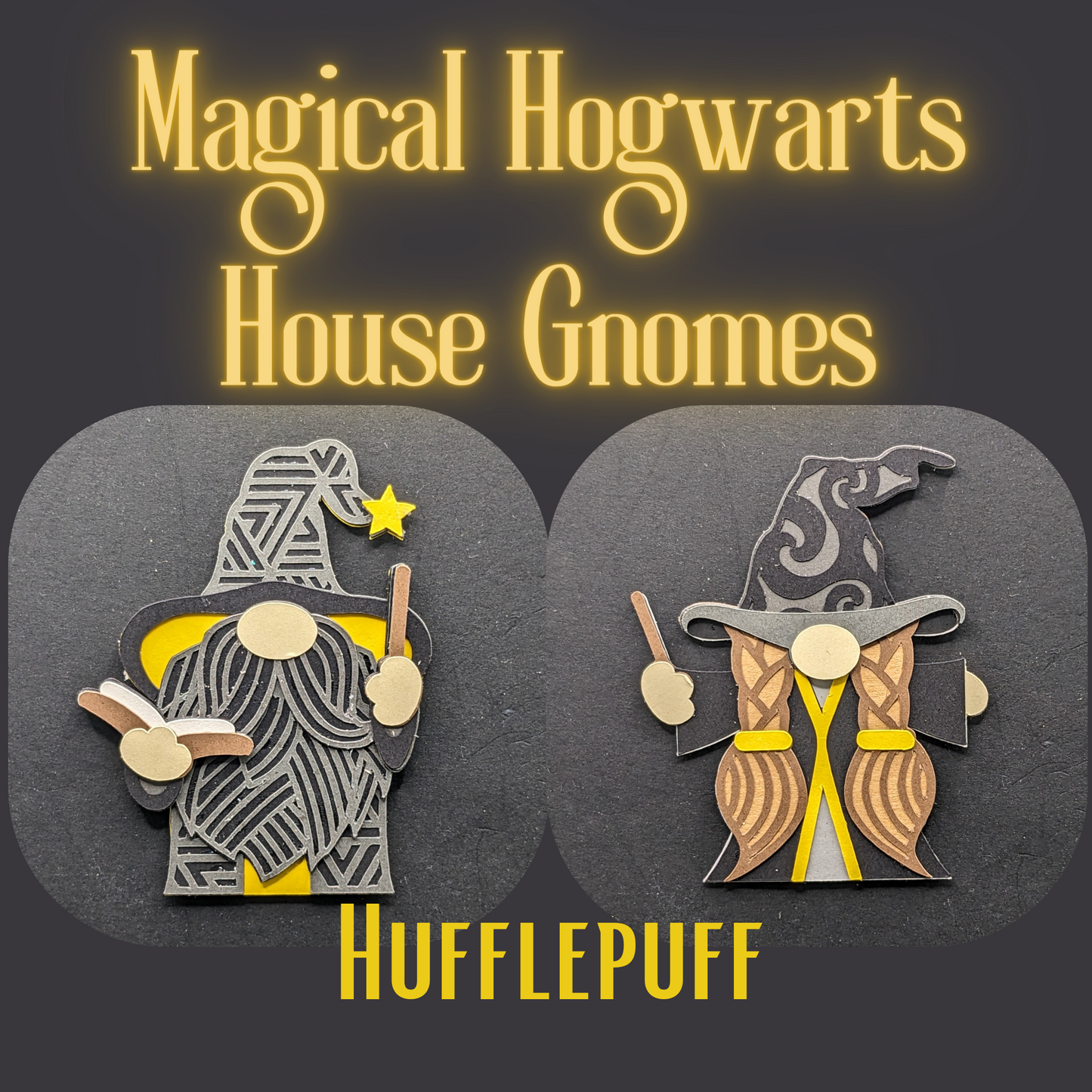 Magical Hogwarts House Gnome Magnets