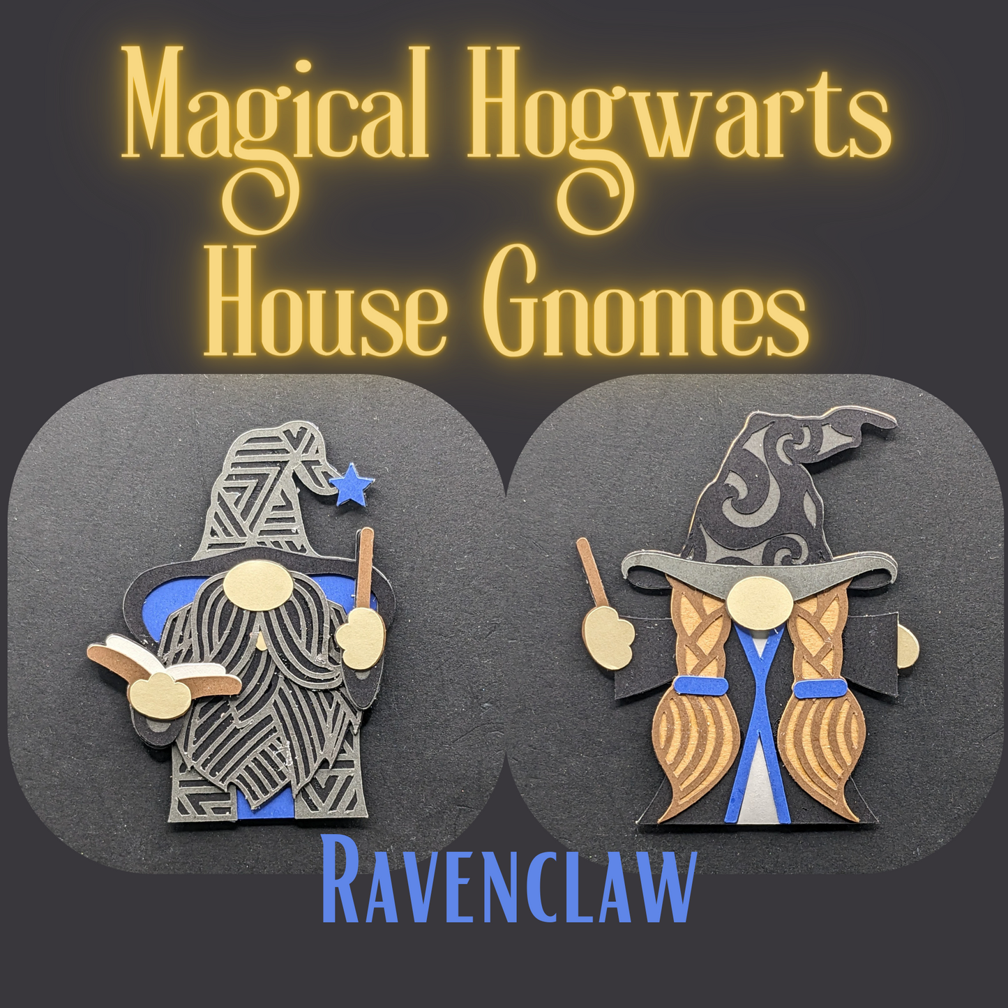 Magical Hogwarts House Gnome Magnets