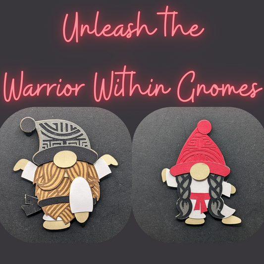 Unleash the Warrior Within: Layered Kung Fu Magnets!