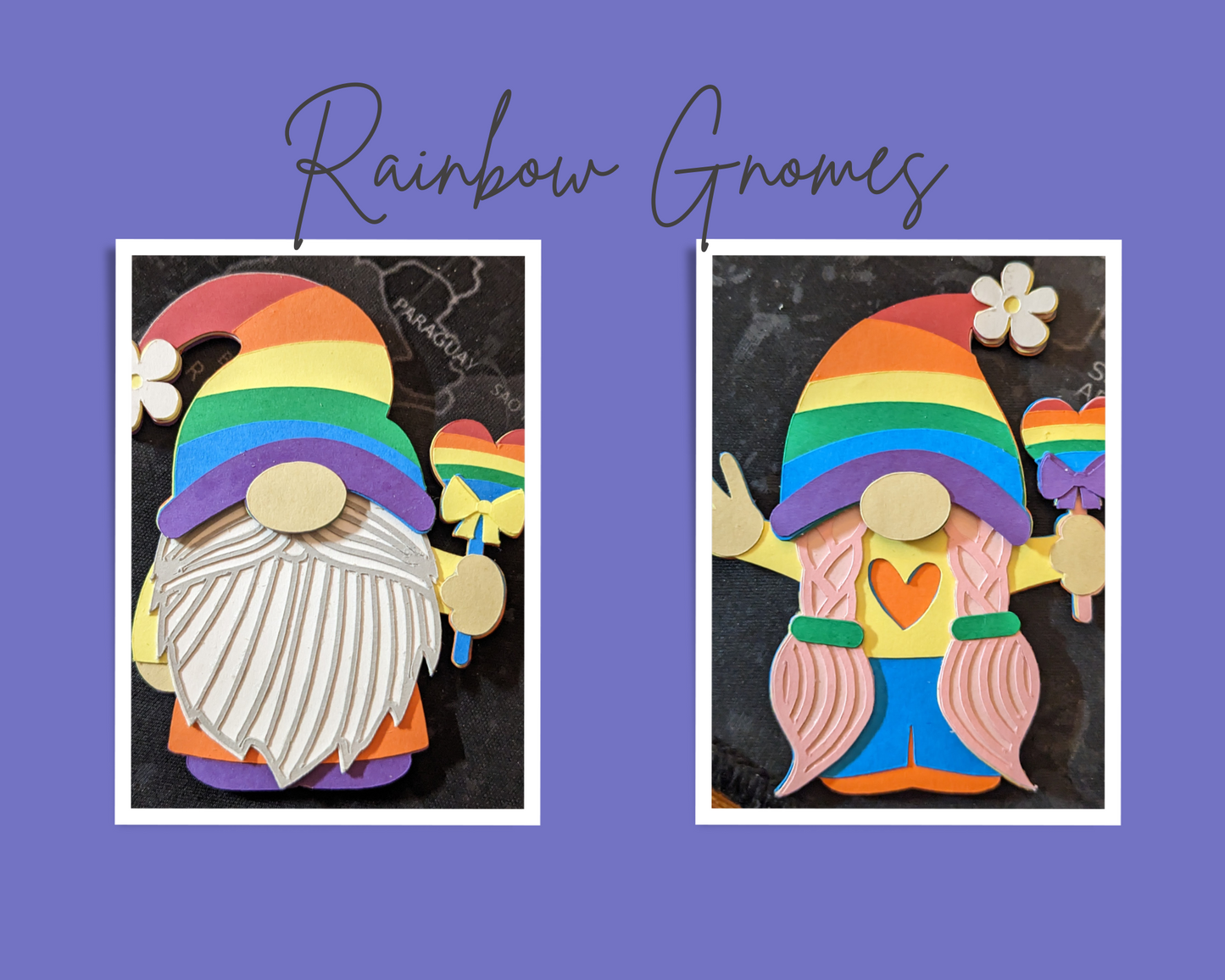 Rainbow Gnome Magnet