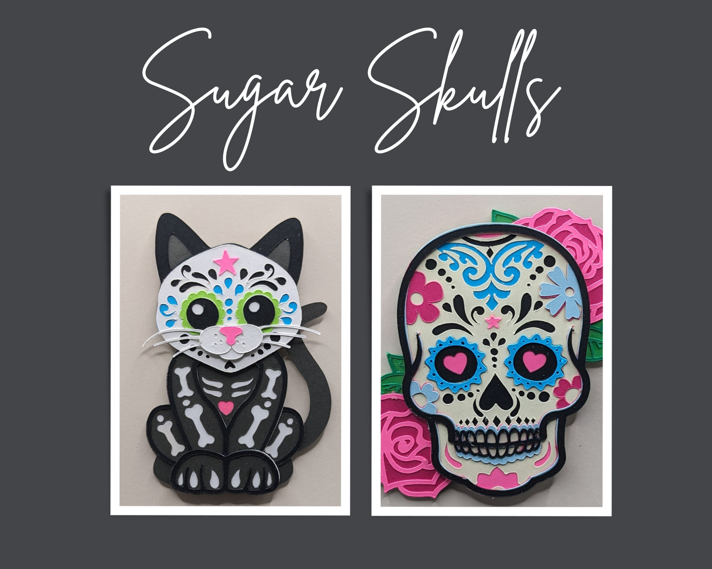 Sugar Skull, Dog & Cat Magnet