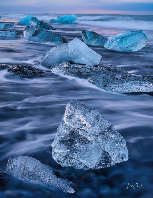 Diamond Beach at Dawn, Iceland