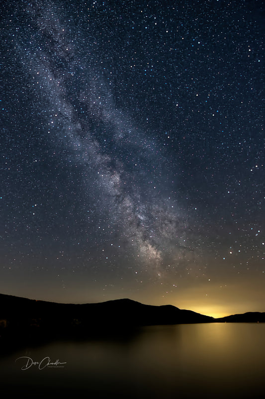 Milky Way over Anthony's Nose.  Lake George NY