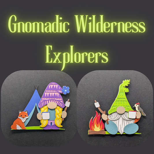 Gnomadic Wilderness Explorers Magnets