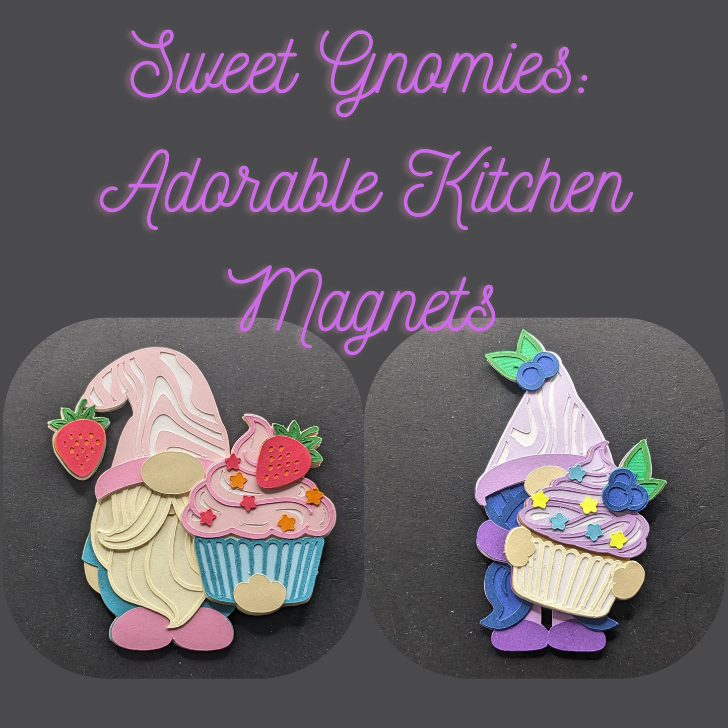 Sweet Gnomies: Adorable Kitchen Magnets