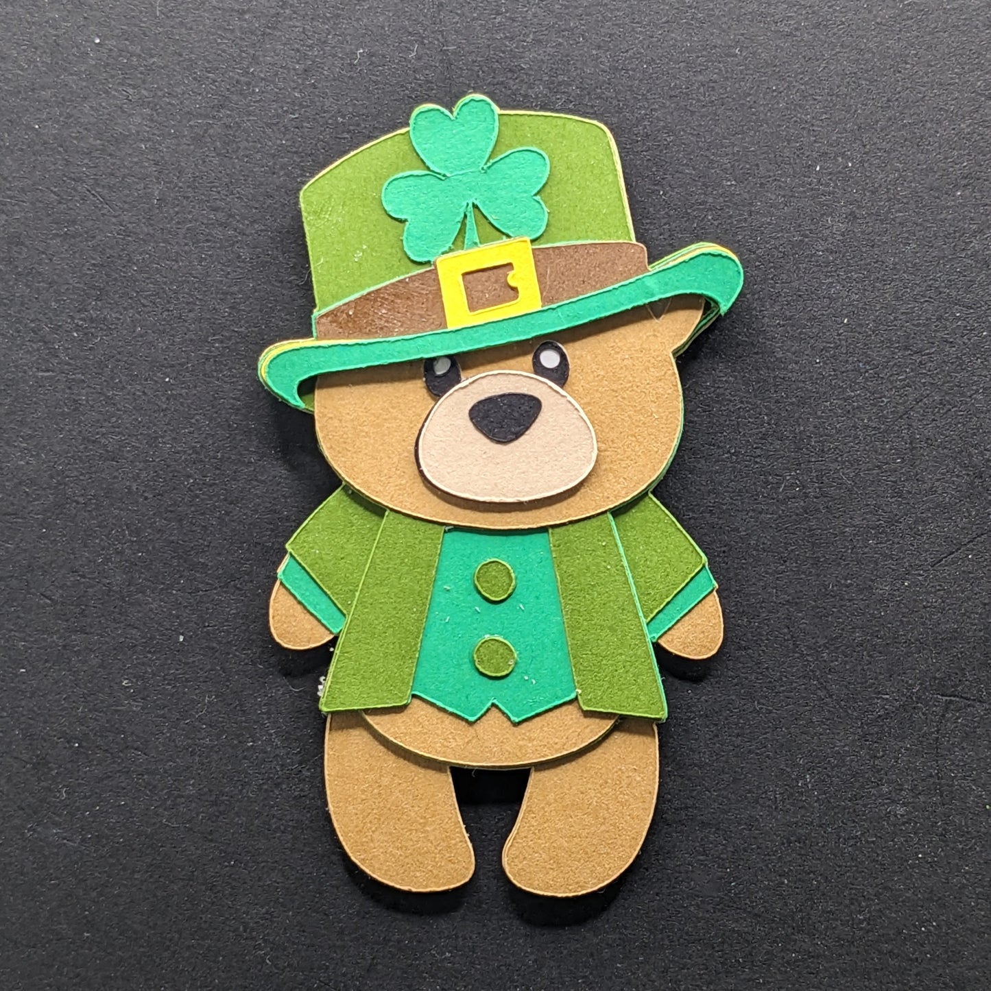 Leprechaun Luck and Shamrock Sweetness Teddy Bear Magnets