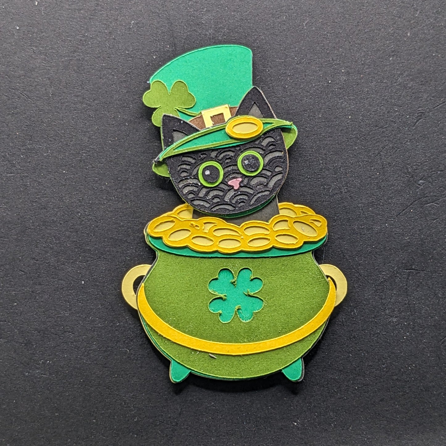 Lucky Pup & Lucky Charm Cat: A 3-Inch Layered Cardstock Magnets