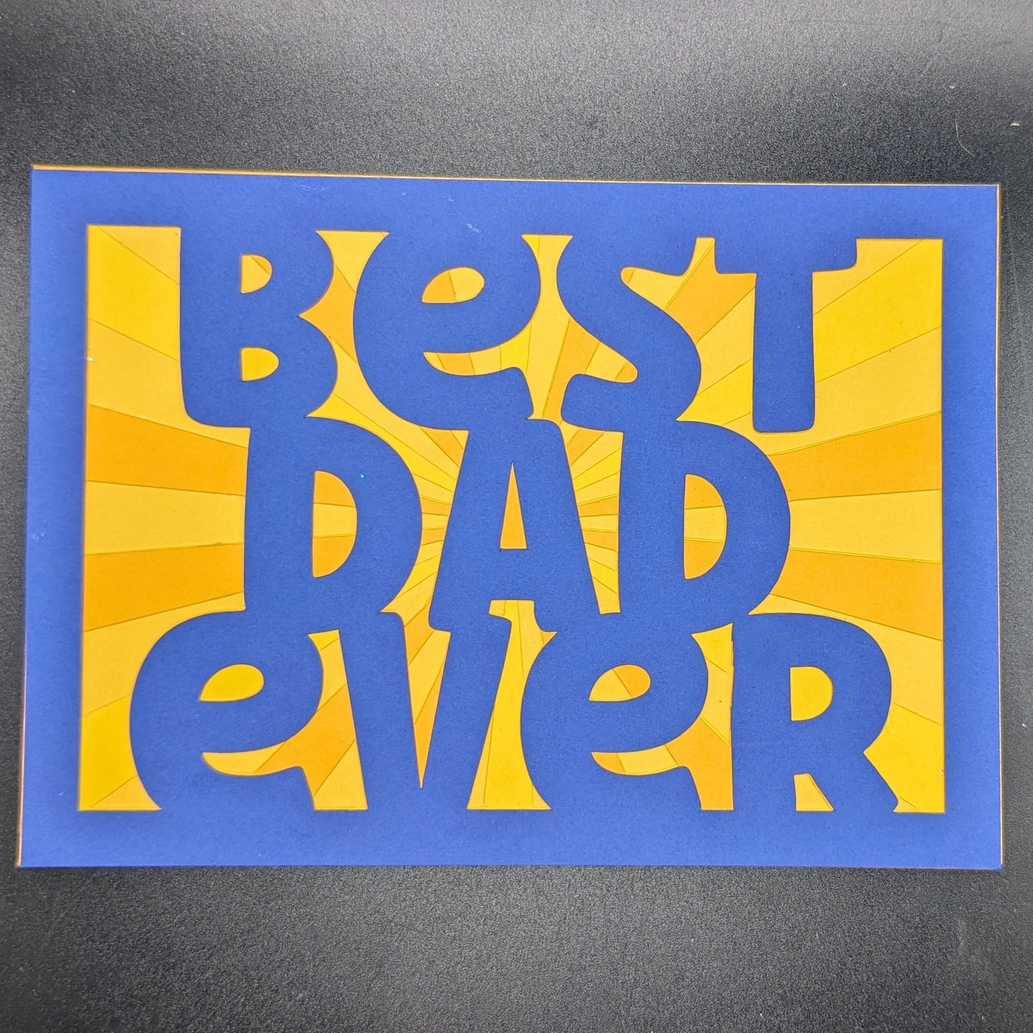 Radiant Rays - Best Dad Ever Card