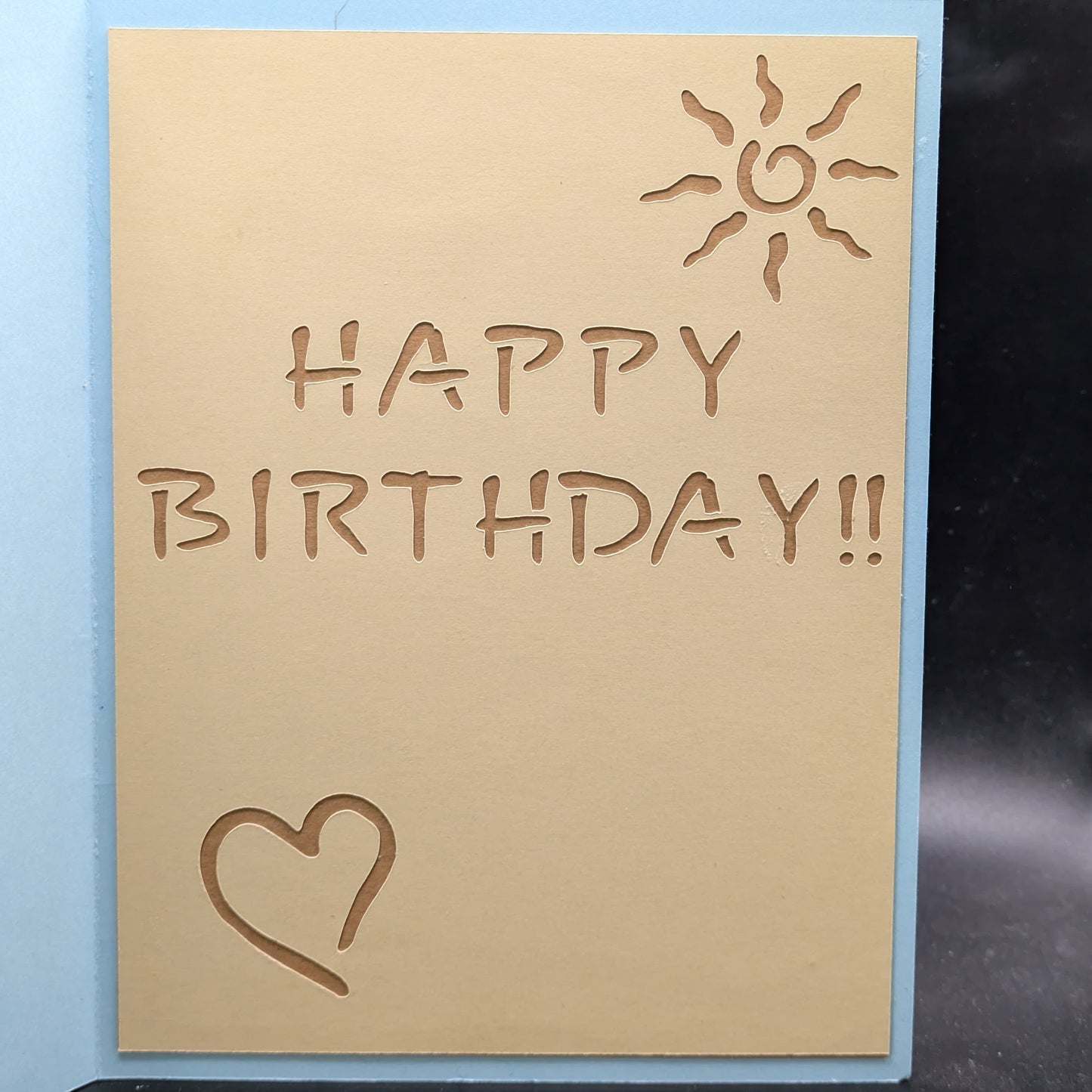 Custom Layered Beach-Themed Greeting Card with Detachable Sandcastle Magnet