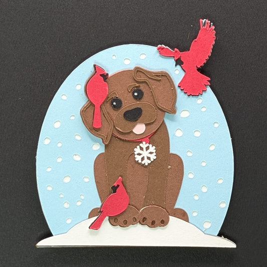 Joyful Cardinal Pets Cardstock Magnet